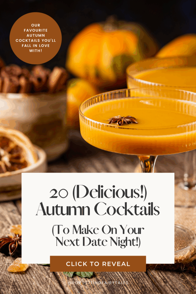 Fall Cocktails for Your First Date Night