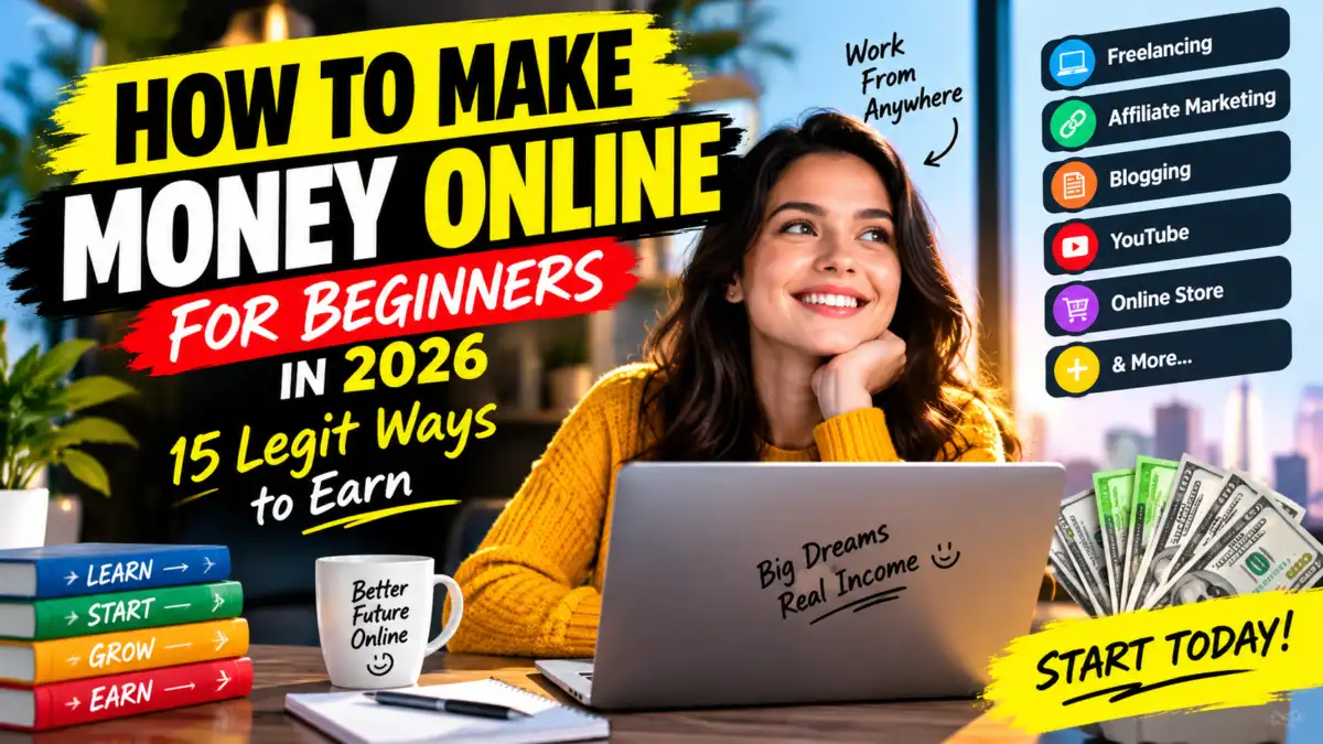 Make Money Online for Beginners in 2026